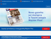 Tablet Screenshot of nowytarg.majsterplus.com
