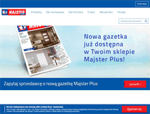 Tablet Screenshot of majsterplus.com